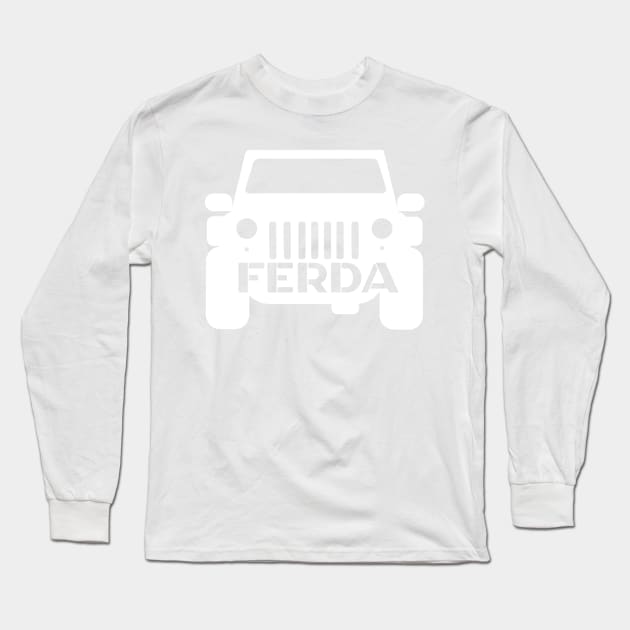 Letterkenny Ferda Truck White Long Sleeve T-Shirt by PincGeneral